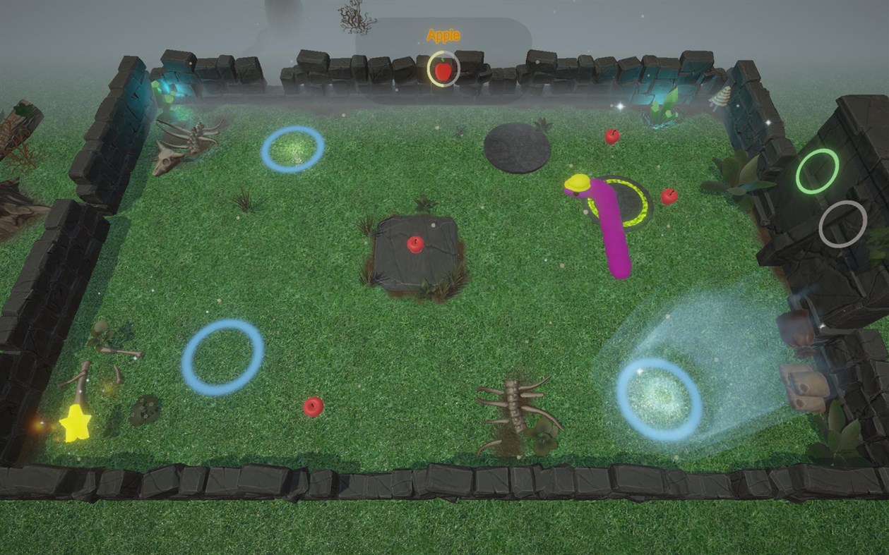 #8. Snakr - Colorful 3D Snake Game (Windows) De: Zomigames