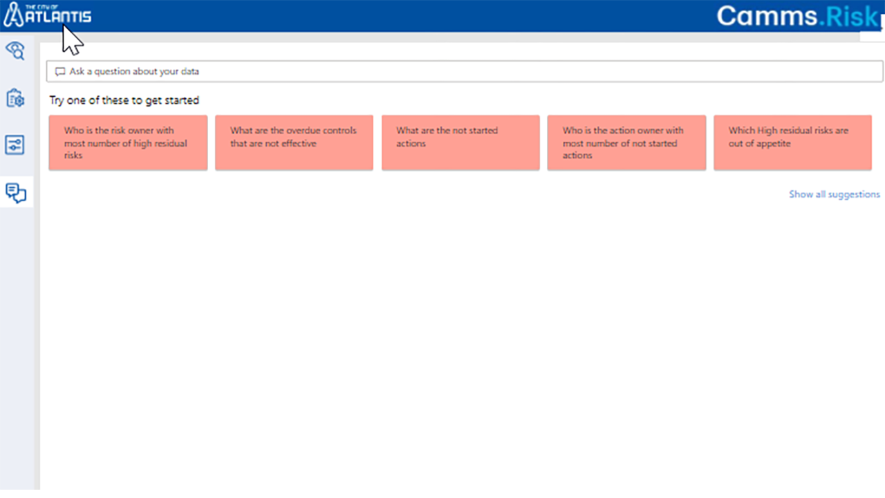 Snapshot 4 of Camms.Risk Dashboard