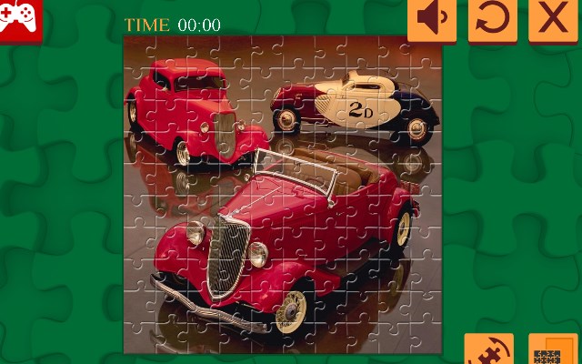 Antique Cars Puzzle Game