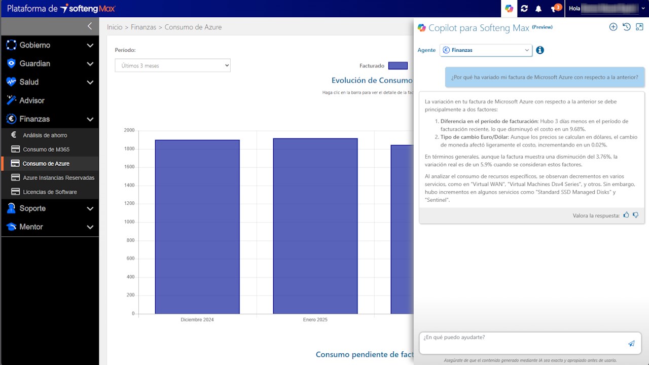 Snapshot 3 of Softeng Max Intelligent Cloud para Microsoft Azure