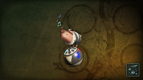 Pendant: Rolling Poogie: Monochrome