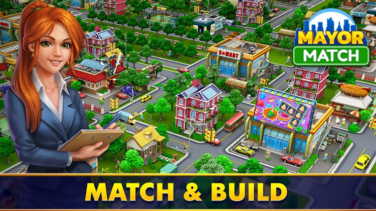Mayor Match: Big City Building & Match-3 Puzzle - PC - (Windows)