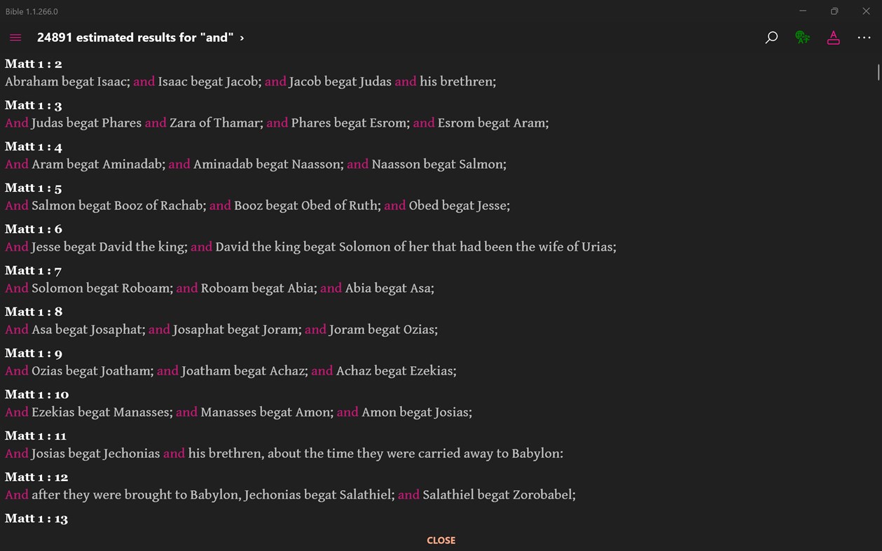#4. Bible - Multi Version (Windows) 게시자: NxeCcde24 Labs