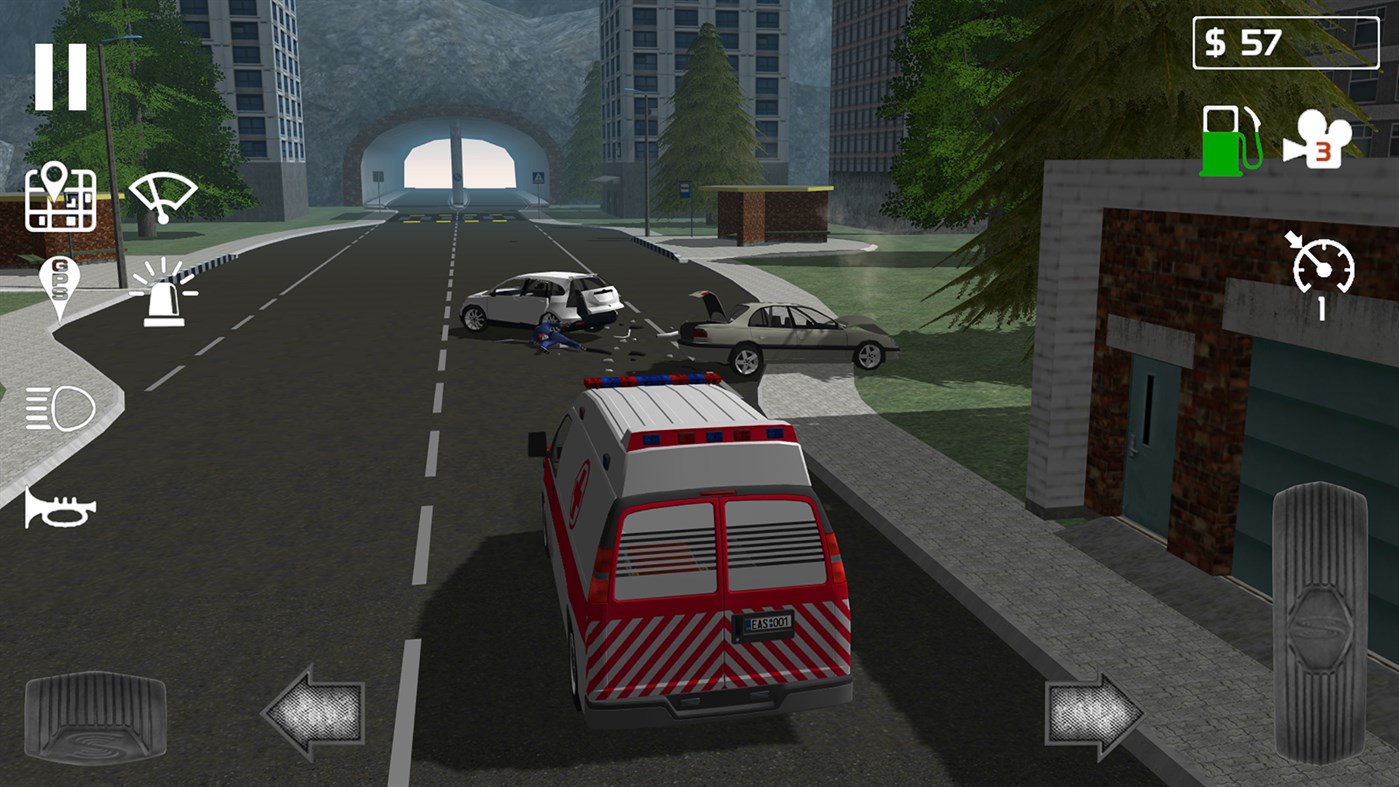 #6. Emergency Ambulance Simulator (Windows) Bởi: SkisoSoft