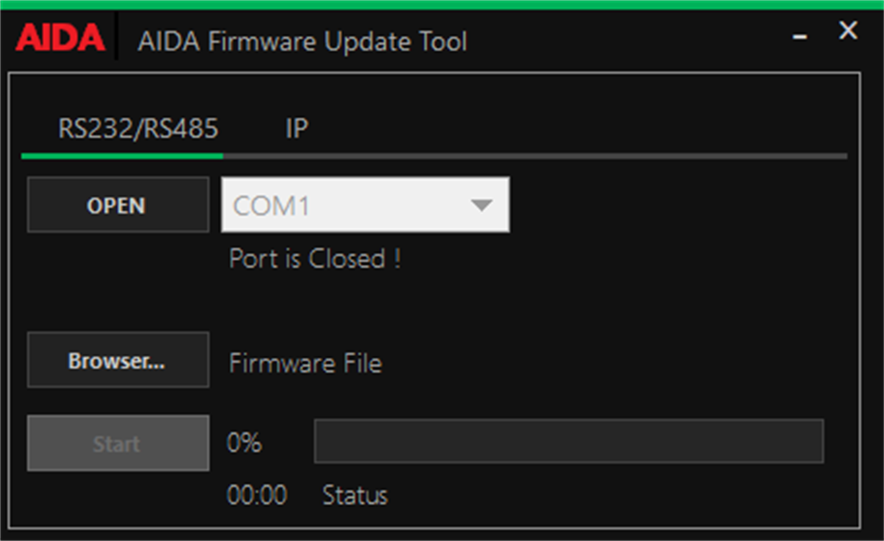 #3. AIDA Firmware Update Tool (Windows) By: AIDA.USA