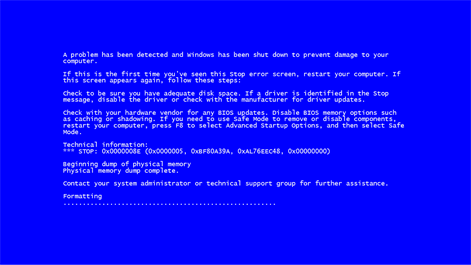 Get Blue Screen Of Death (BSOD) - Microsoft Store