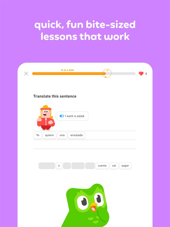 #3. Duolingo - Language Lessons (Windows) By: Duolingo Inc.
