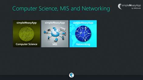 Computer Science, MIS and Networking-simpleNeasyApp by WAGmob Screenshots 1