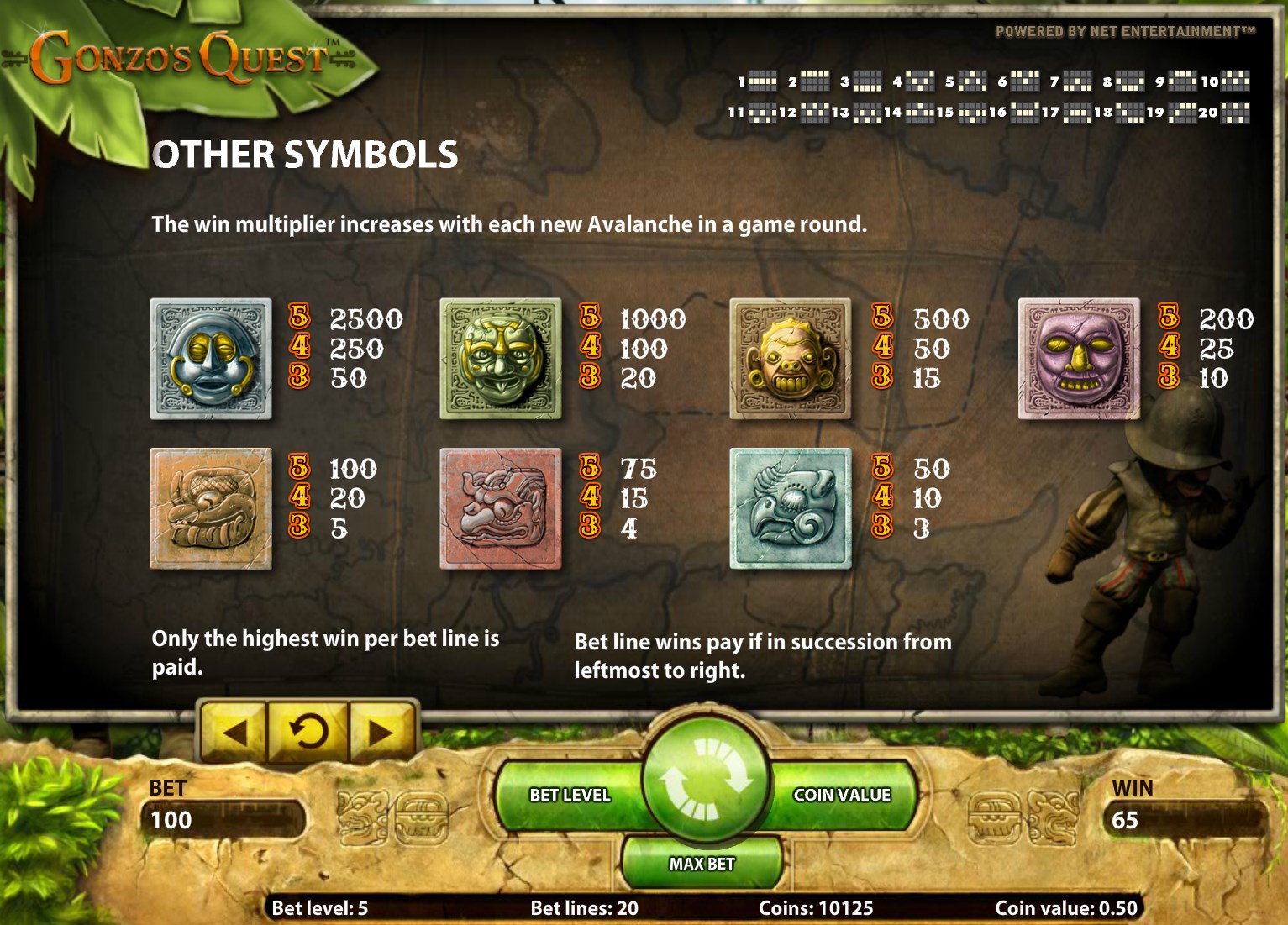 Captura 6 Gonzo's Quest Slot Game windows