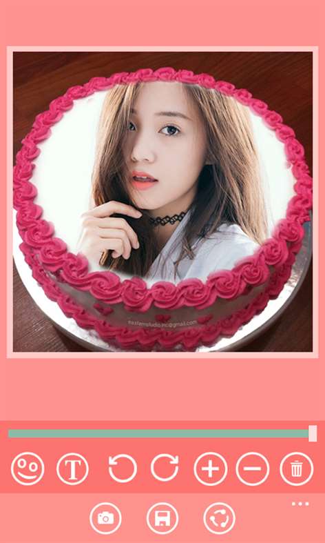 Photo Frame On Birthday Cake Screenshots 2