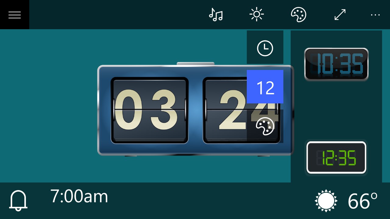 Captura de Pantalla 8 Alarm Clock HD + windows