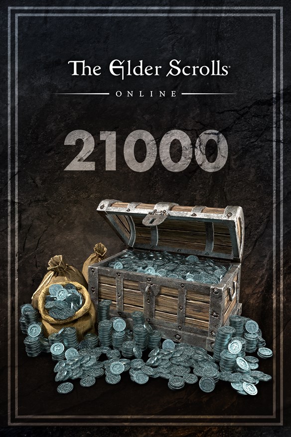 The Elder Scrolls Online: 21000 Crowns Xbox Series X|S and Xbox One cover art