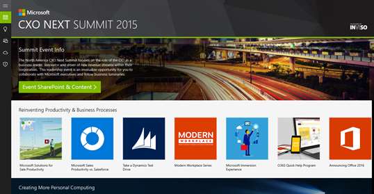 CXO Next Summit Apportal Fall 2015 screenshot 1