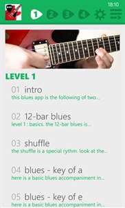 Blues Guitar Lessons LITE screenshot 4