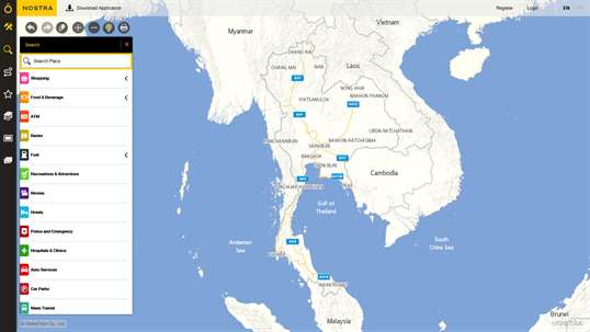 NOSTRA Map Thailand screenshot 1