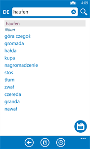 Polish German dictionary ProDict Free screenshot 2