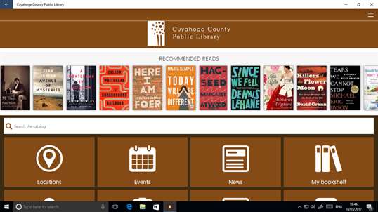 Cuyahoga County Public Library screenshot 1