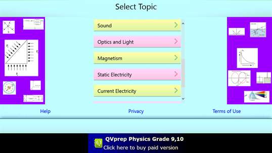 QVprep Lite Physics Grade 9 10 screenshot 2