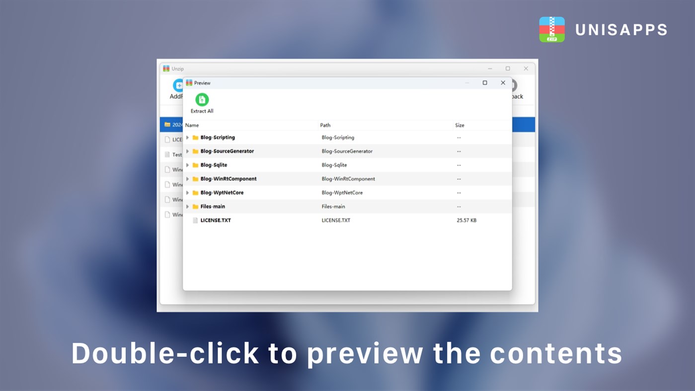 #3. Unzip Expert (Windows) Przez: UNISAPPS