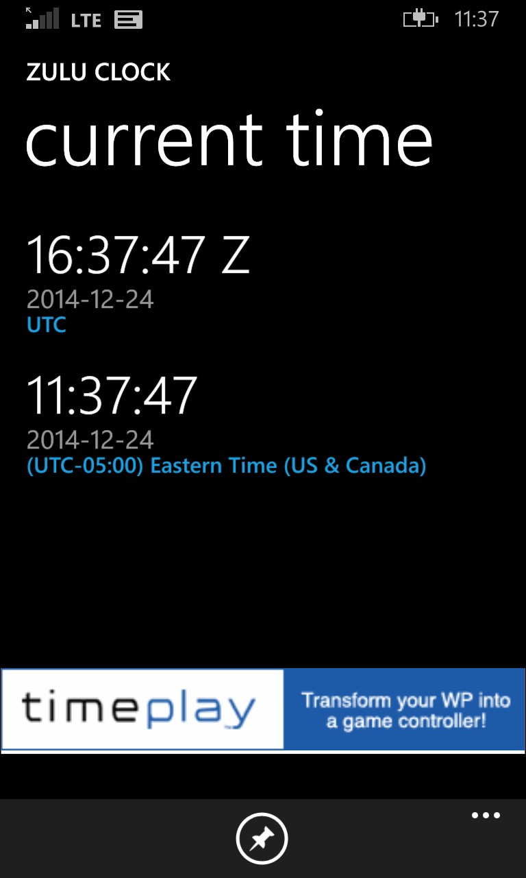 Zulu Clock for Windows 10