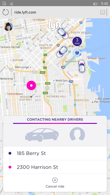 Lyft Screenshot