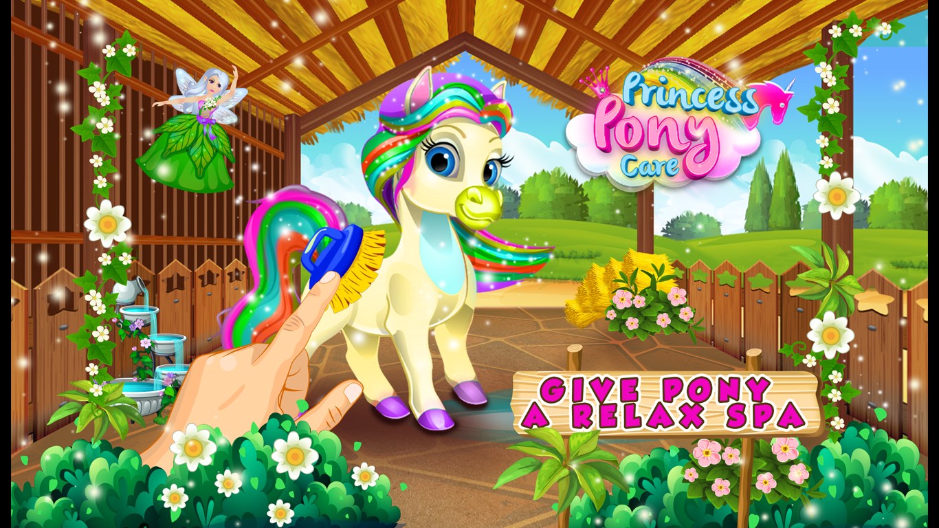 Little Pony Horse Princess Care - Wash & Cleanup — Приложения Майкрософт