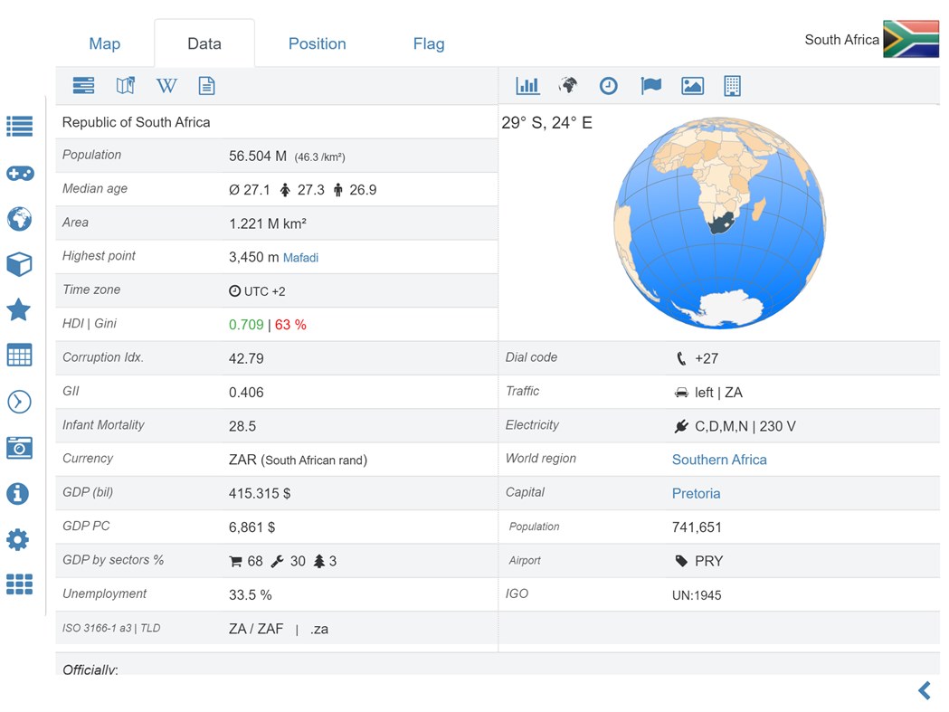 #2. World Atlas & Quiz MxGeo (Windows) Von: HPB-Labs