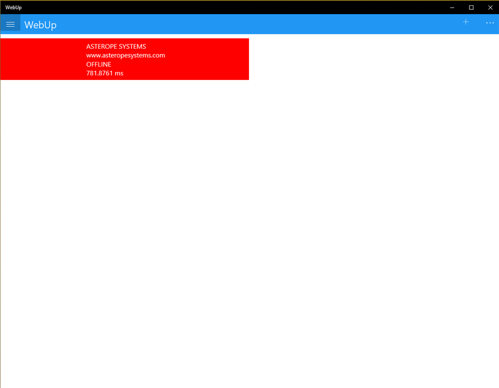 #2. WebUp (Windows) 由: Asterope Systems