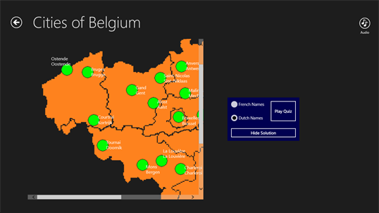 Geo Quiz : Belgium screenshot 6