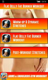 Flat Belly Fat Burner Workout screenshot 2