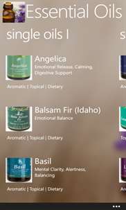 Essential Oils Reference screenshot 1