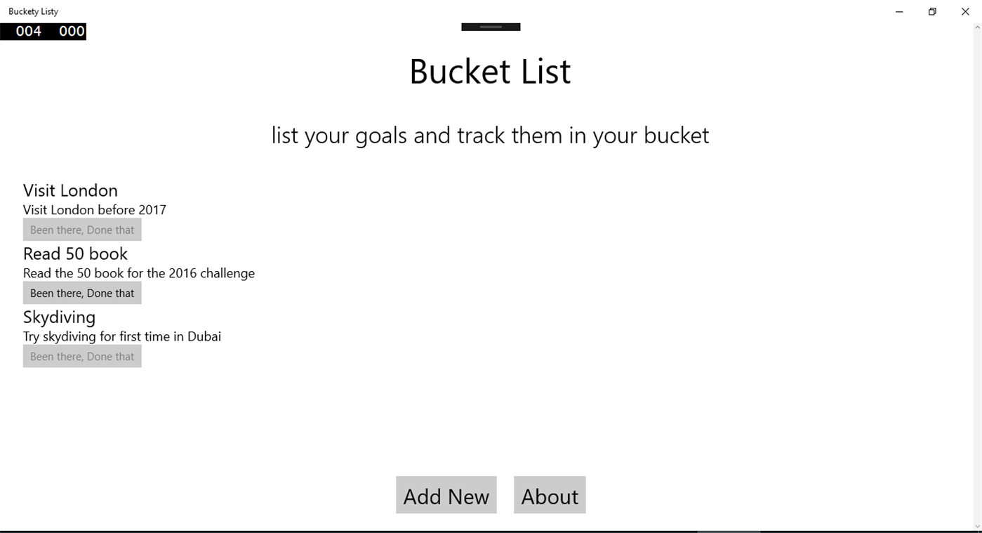 #1. Buckety Listy (Windows) By: AlaaElden