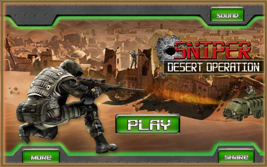 Sniper Desert Operation 3D screenshot 3