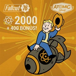 Fallout 76: 2000 (+400 Bonus) Atoms