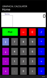 Graphical Calculator screenshot 1