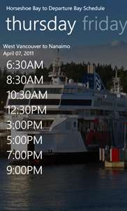BC Ferries Sailing Information screenshot 6