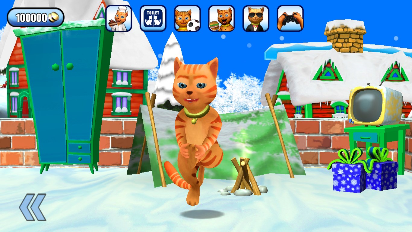 Talking Cat Leo Frozen Ice Fun — Приложения Майкрософт