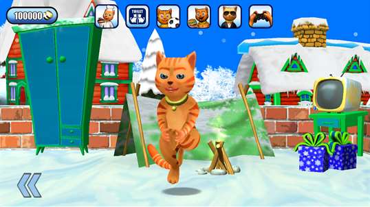 Talking Cat Leo Frozen Ice Fun screenshot 5