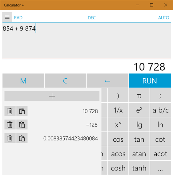 Calculator +_8