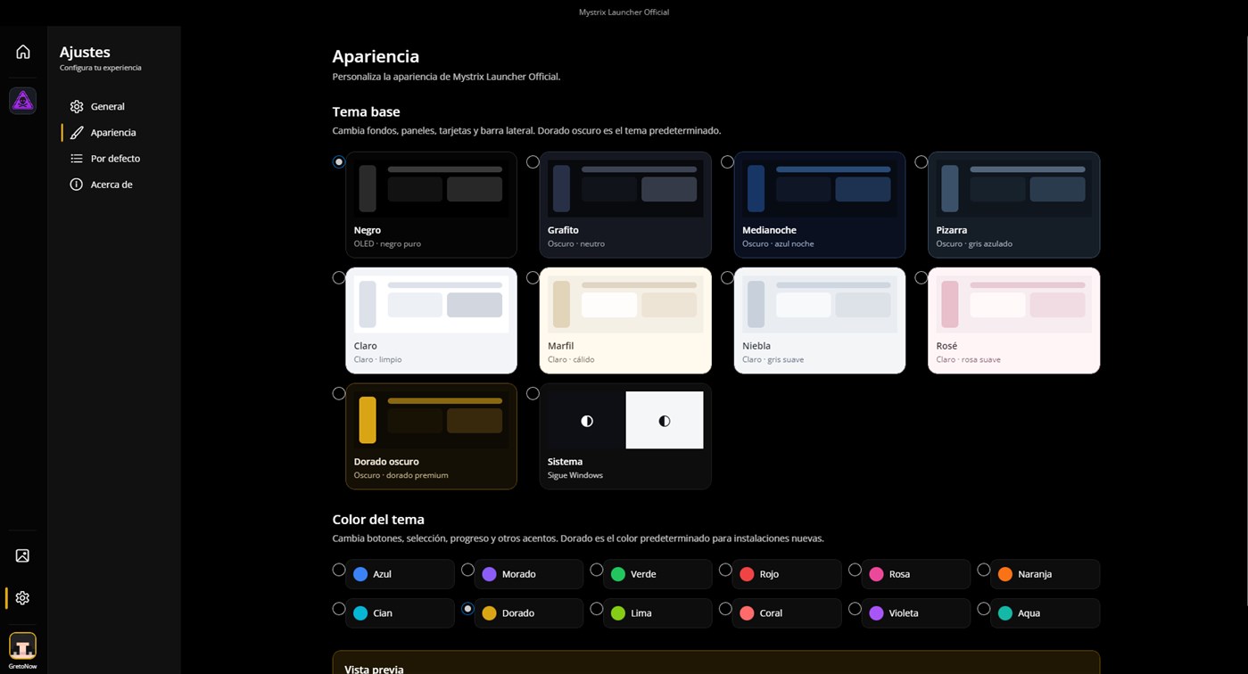 #4. Launcher Mystrix (Windows) By: GretoNow
