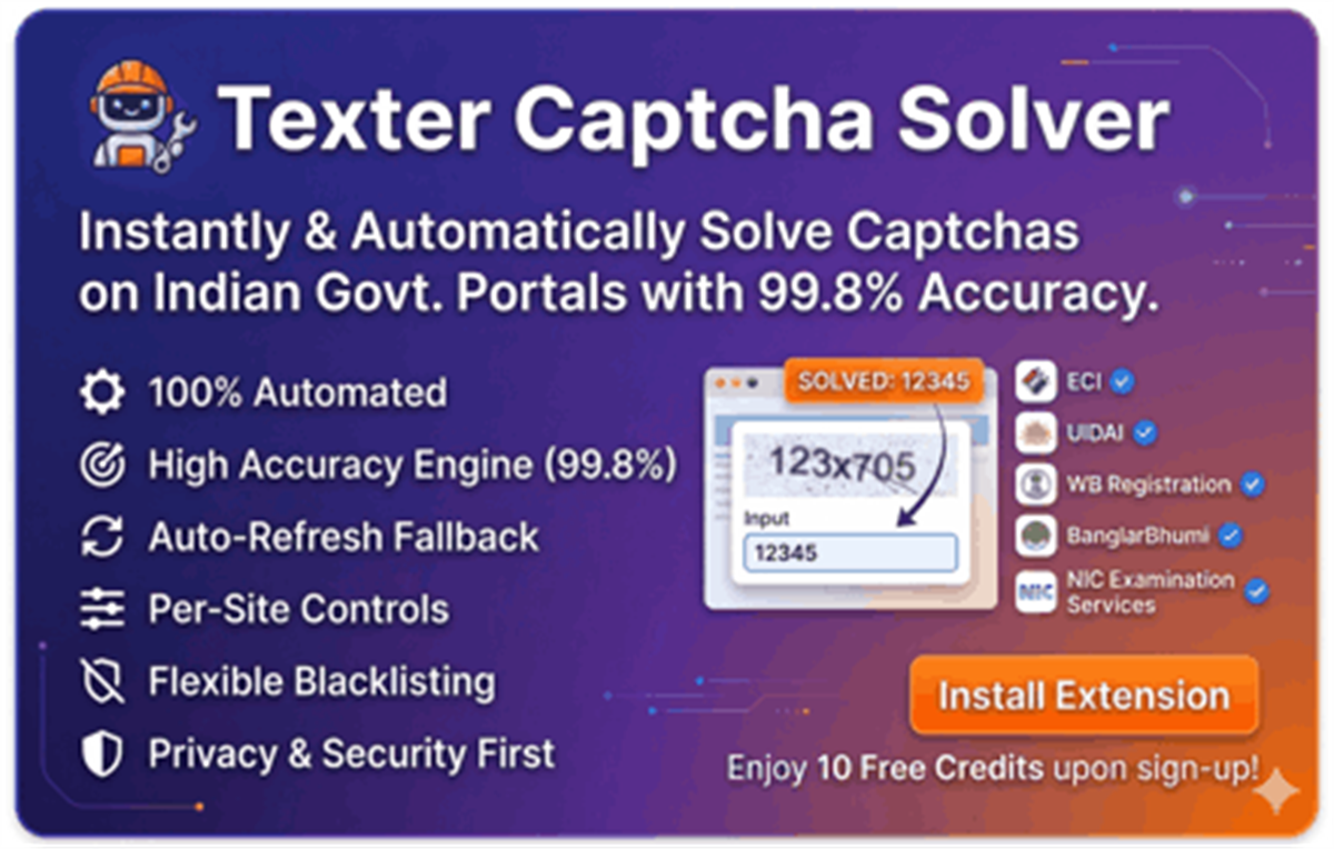 Texter Captcha Solver