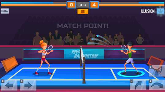 Badminton League 3D screenshot 1