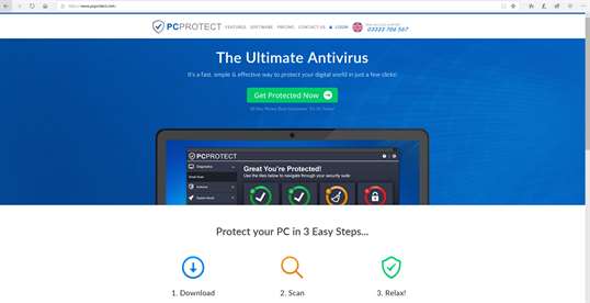 PC Protect Safe Site screenshot 1