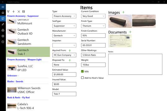 Firearms Inventory screenshot 9