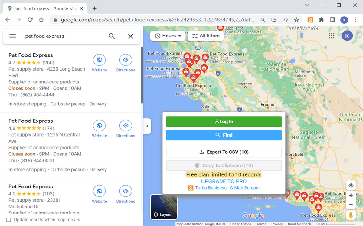 Turbo Business - G Map Scraper