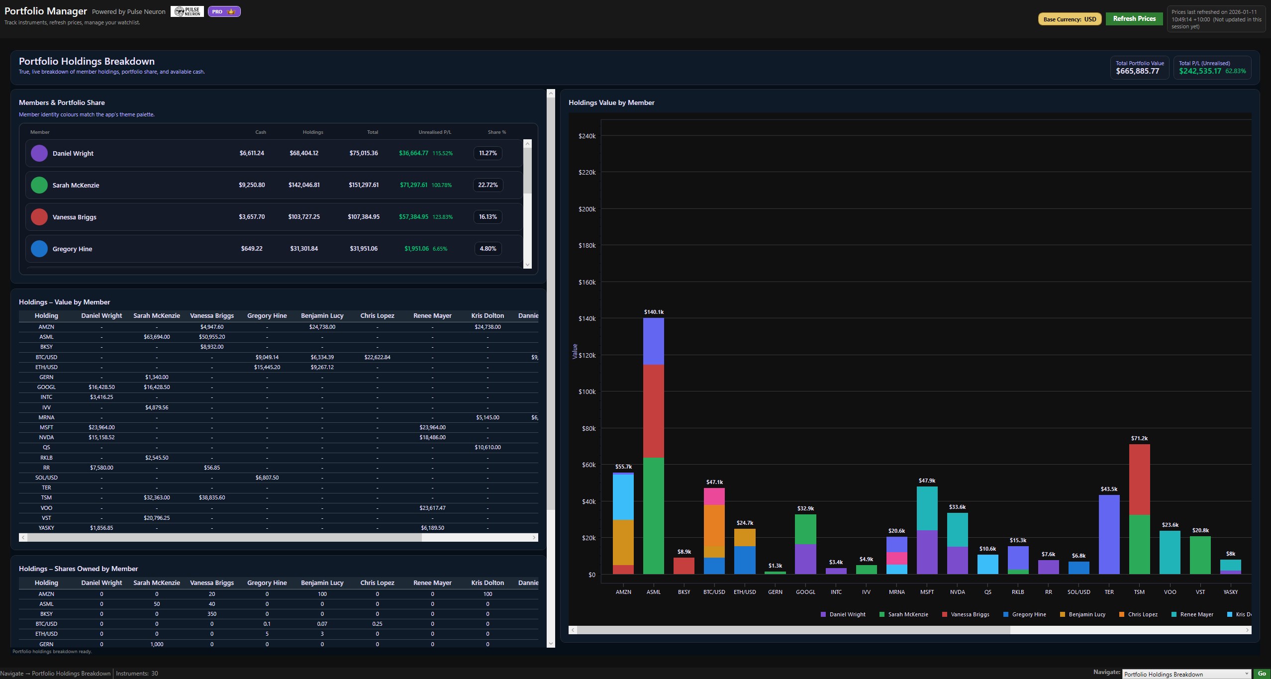 Pulse Neuron - Portfolio Manager — бесплатно скачайте и установите в  Windows | Microsoft Store