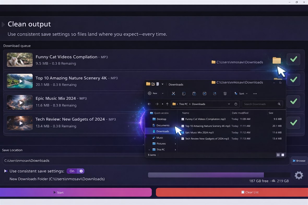 #8. Video Downloader Pro (Windows) By: aria vision