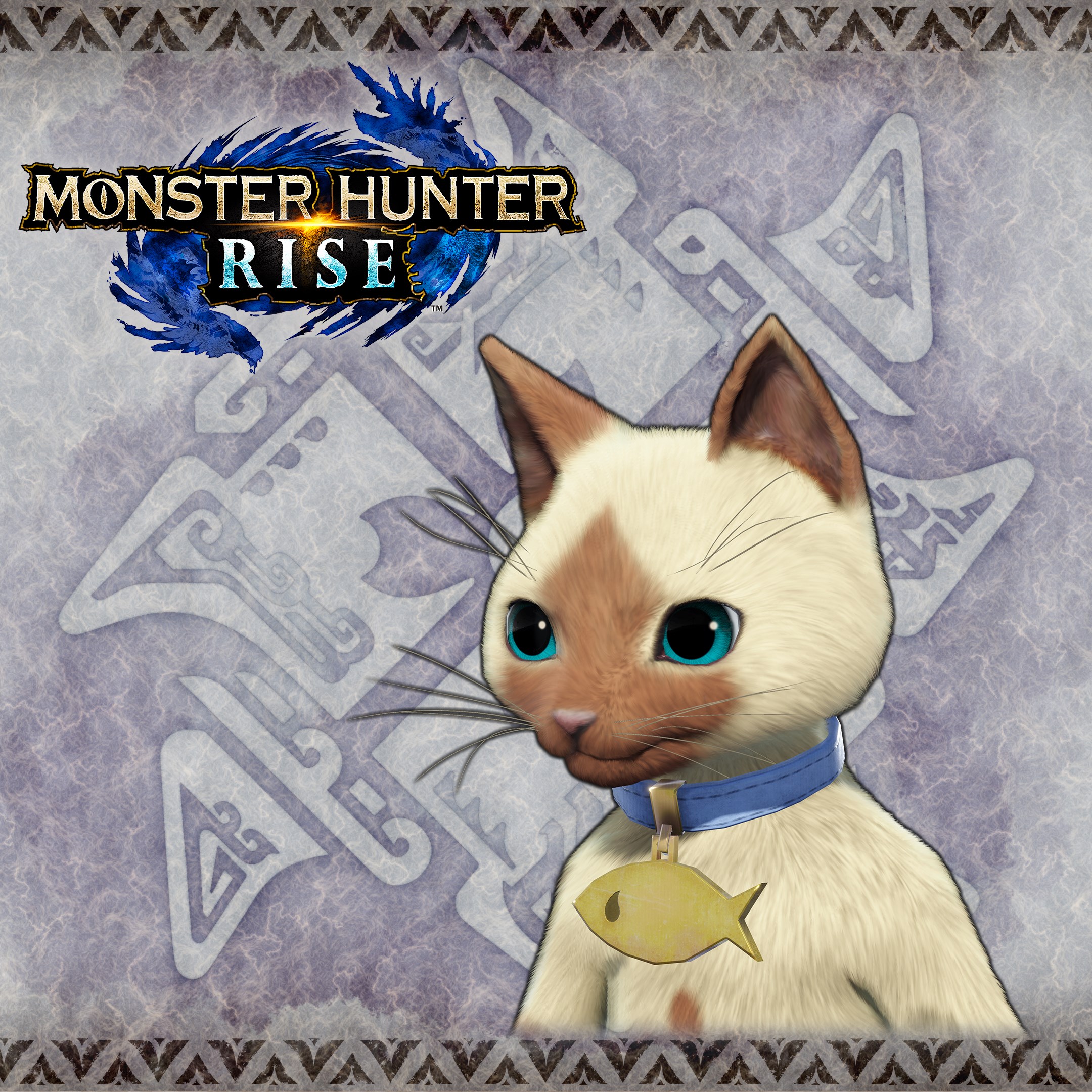 "Fish Collar" Palico layered armor piece