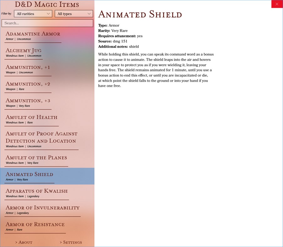 #3. D&D Magic Items (Windows) 由: IgorX2