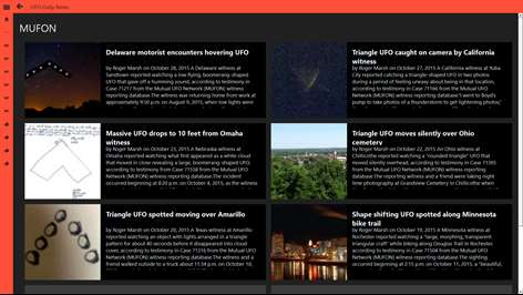 UFO Daily News Screenshots 1